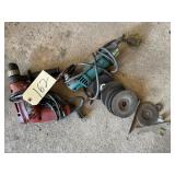 3/8" CORDED DRILL,  4" GRINDER SEE DESC