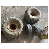 (4) LAWN MOWER TIRES