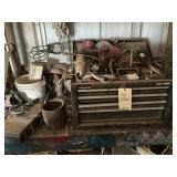 TOOLBOX WITH CONTENTS AND EVERTHING IN PICTURE