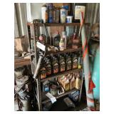 RACK AND CONTENTS OF ATF FLUID AND MORE