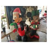 INFLATABLE MICKEY AMD MINNIE MOUSE (CHRISTMAS)