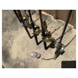 (6) RODS AND REELS