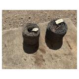 2-ROLLS OF BARBWIRE
