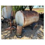 500 GALLON FUEL TANK ON WHEELS