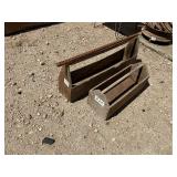 2- VINTAGE TOOL CADDYS