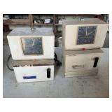 (2) TIME CLOCKS (1) ELECTRIC (1) BATTERY