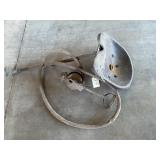 VINTAGE TRACTOR SEAT AND TRANSFER PUMP