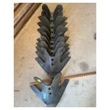 (9) CULTIVATOR SWEEPS 18"