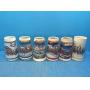 6 budweiser mugs