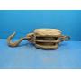 Vintage wooden pulley