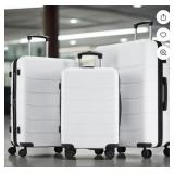 Three piece luggage set