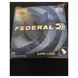 25 rounds of 12 Gauge Federal