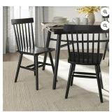 6 Better Home & Garden Black Chairs Ret. $445