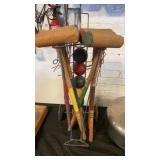Primitive croquet set