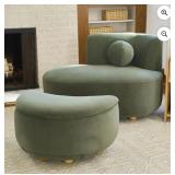 New Better Homes & Gardens Chaise & Ottoman