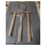 Hammers and horse ?? shoe