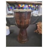 Djembe wooden drum