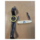 Pepsi watch and Pepsi pocket knife