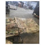 Camouflage pants, shirts, long johns, socks and