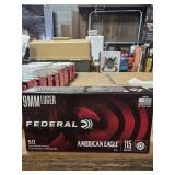 50 rounds of 9mm luger federal american eagle