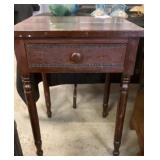 Late 1800s American One Drawer Stand