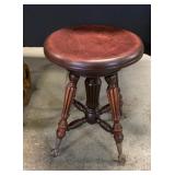 Victorian Mahogany Piano Stool