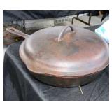 Dixie Foundry Co. #8 Cast Iron Skillet and Lid
