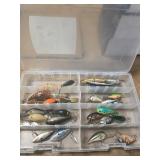 Plano tackle box with lures