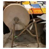 Antique Foot Pedal Sharpening stone