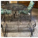 Wrought Iron Glider Patio Glider