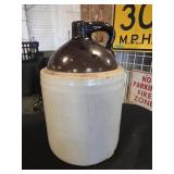 Vintage 2 toned stoneware jug