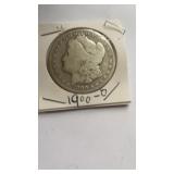 1900s-o silver Morgan dollar