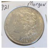 1921 Morgan silver Dollar