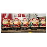 Vintage Santa Blow Molds