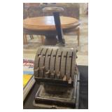 Vintage F&E Check Writer