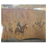 Ceramic Cowboy Wall Hanging