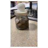 Jar of wheat pennies