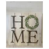 Wooden home plaque