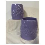 2 lavender FTD containers