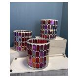 Teleflora bedazzles beauty cylinder.     Fresh or