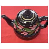 Royal Canadian art pottery, dripless teapot.