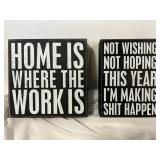 Home hanging wall Plaques