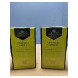2 boxes Harley &Sons tropical green tea