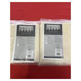 2 Heritage lace, dogwood design valance & 1