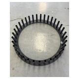 Metal, heavy shepherd hooks display