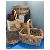 Baskets in plastic drawer