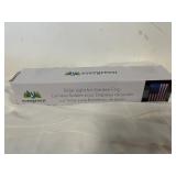 Solar light for garden flag