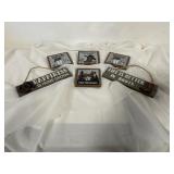 4 magnets two hanging plaques