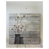Wooden home sweet home plaque