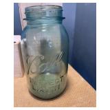Ball perfect mason aqua blue canning jar